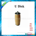 Special shape wooden barrel usb flash drive